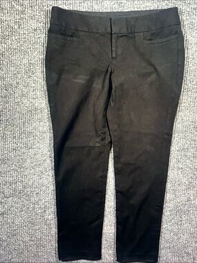 Banana Republic Black Tailored Ponte Ankle Pants